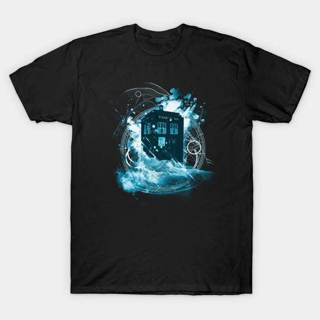 waves of space and time T-Shirt by kharmazero